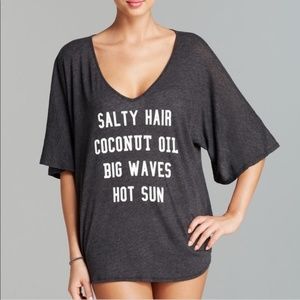 Beach Coverup Salty Hair Coconut - Wildfox